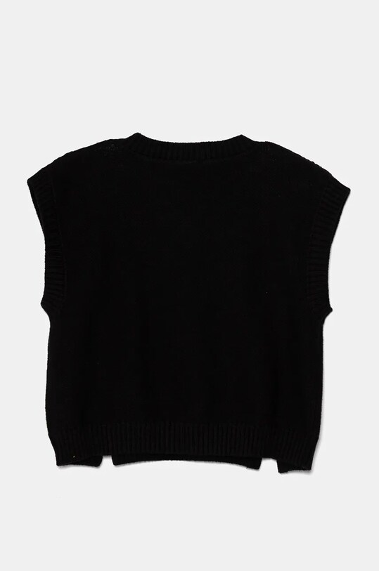 Детская жилетка с добавлением шерсти United Colors of Benetton 1WUAC400I.G.Seasonal чёрный AW24