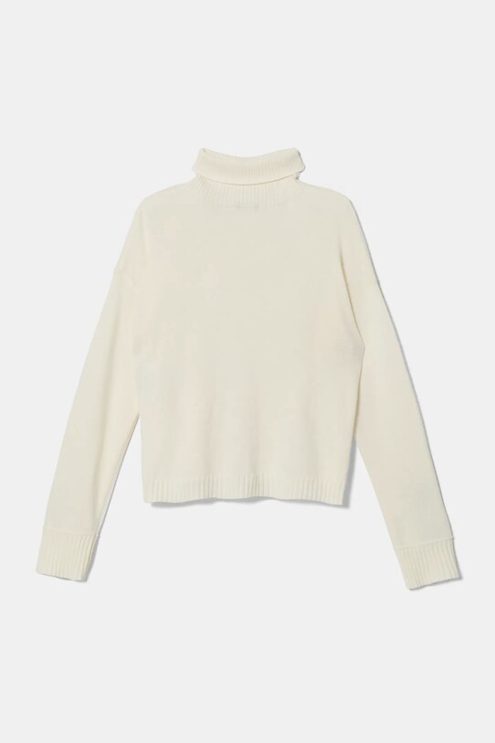 Dětský svetr s příměsí vlny United Colors of Benetton 106WC200G.G.Seasonal béžová AW24