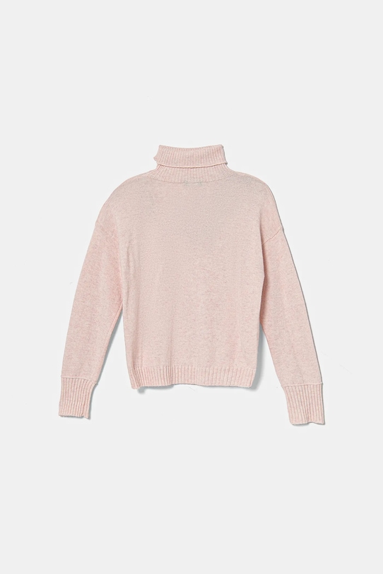 Детский свитер с примесью шерсти United Colors of Benetton 106WC200G.G.Seasonal розовый AW24