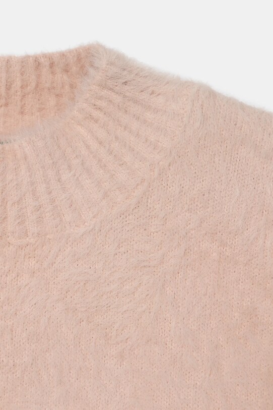 Dziewczynka United Colors of Benetton sweter dziecięcy 19BAC200I.G.Seasonal różowy