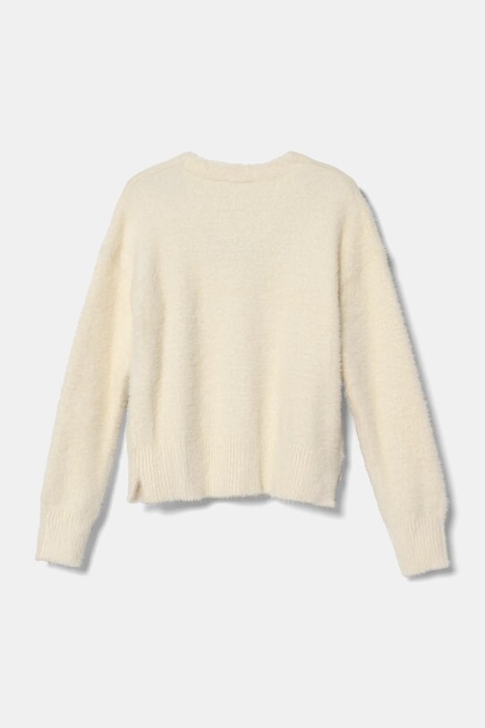 Дитячий светр United Colors of Benetton 19BAC601L.G.Seasonal бежевий AW24