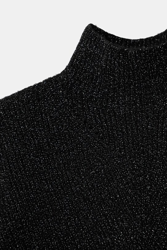 Дівчинка Дитячий светр з домішкою вовни United Colors of Benetton 1EWBC200L.G.Seasonal чорний