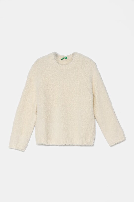 United Colors of Benetton sweter dziecięcy pozostałe beżowy 19BAG100Q.P.Seasonal