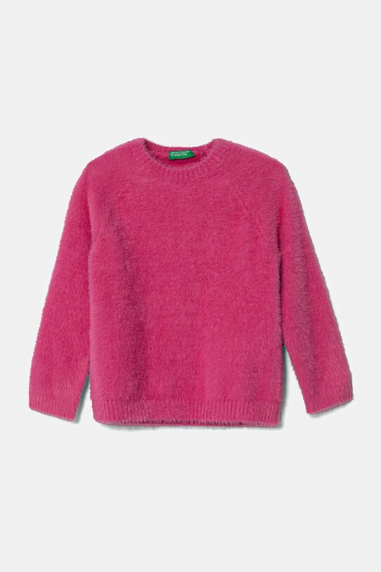 United Colors of Benetton maglione per bambini medio spessore rosa 19BAG100Q.P.Seasonal