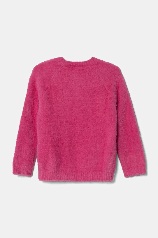 United Colors of Benetton pulover copii 19BAG100Q.P.Seasonal roz AW24