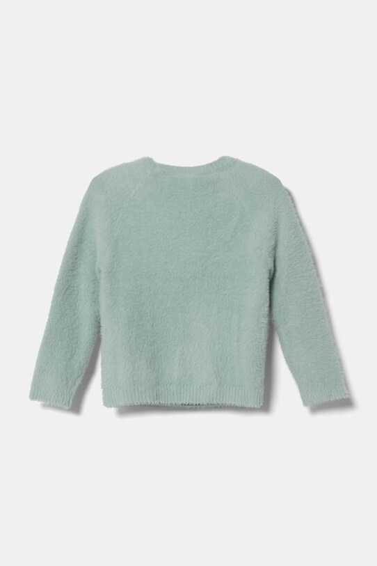 United Colors of Benetton sweter dziecięcy 19BAG100Q.P.Seasonal turkusowy AW24