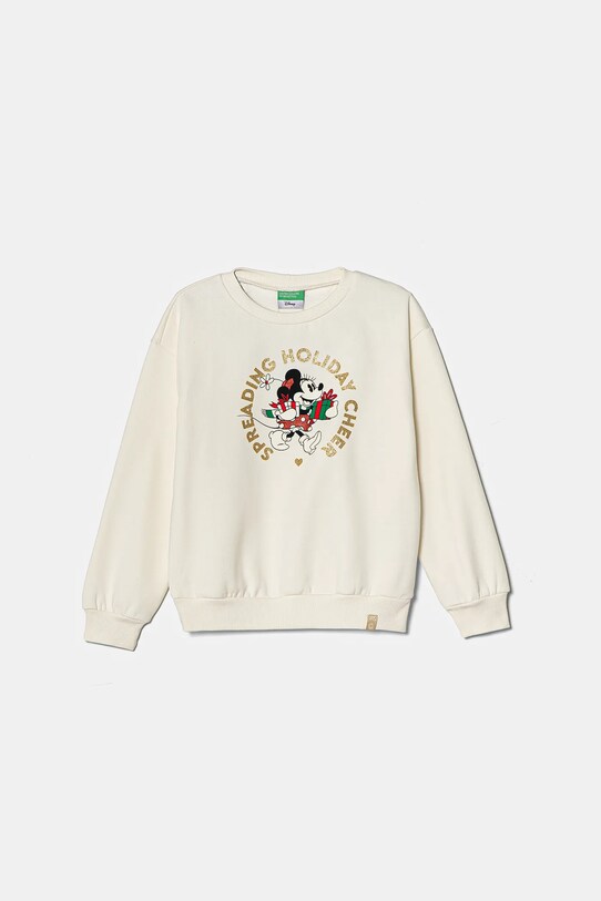 United Colors of Benetton bluza copii print bej 3J73C10LB.G.Seasonal