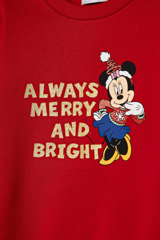 Девочка Детская кофта United Colors of Benetton x Disney 3J73G10GO.P.Seasonal красный