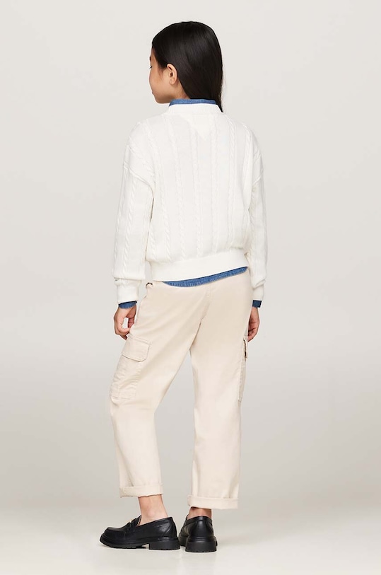 Tommy Hilfiger sweter bawełniany dziecięcy KG0KG08547.9BYH.128.176