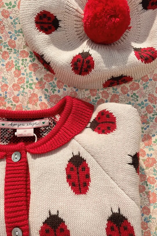 Παιδική μάλλινη ζακέτα Konges Sløjd BELOU KNIT CARDIGAN KS102221