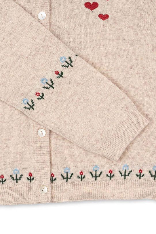 Konges Sløjd kardigan wełniany dziecięcy ELI KNIT CARDIGAN KS101493
