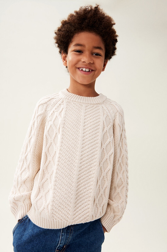 Otroški volneni pulover Liewood Callio Knit Jumper LW19165