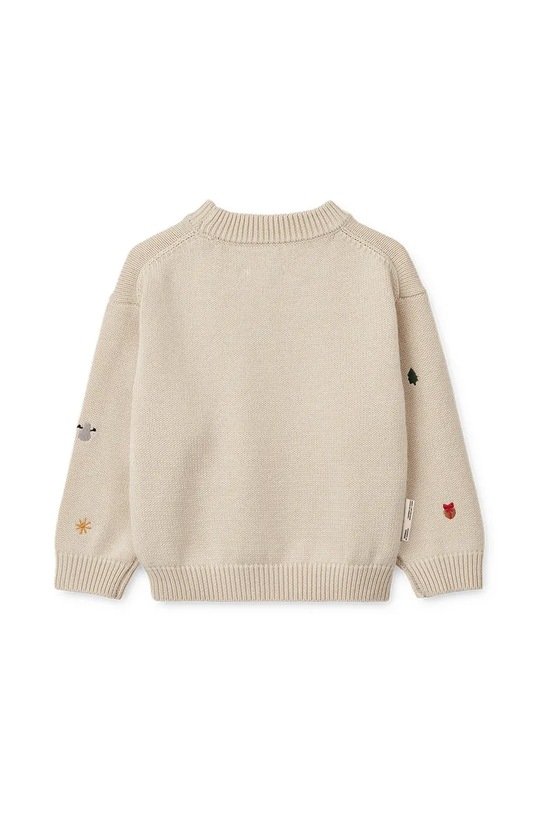 Băieți Liewood pulover copii Orlane Embroidery Knit Jumper LW19159 bej