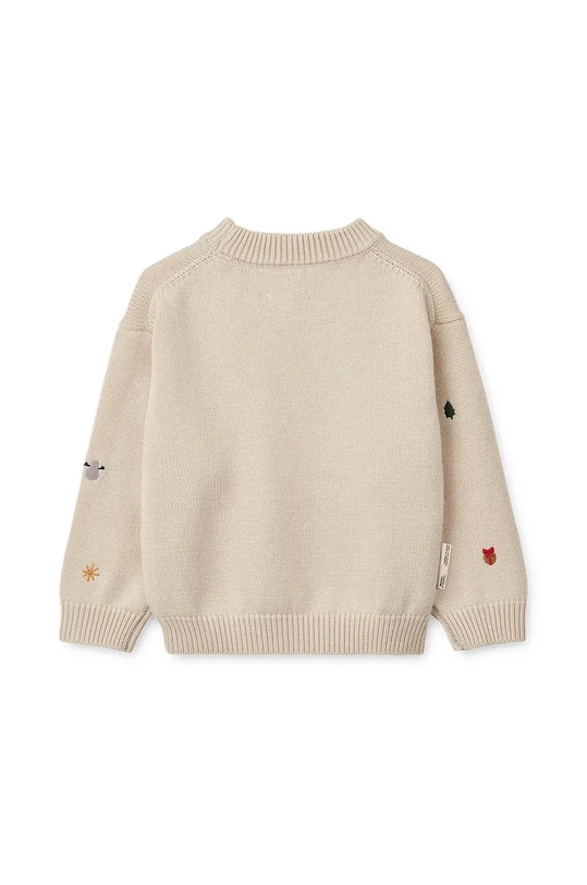 Băieți Liewood pulover copii Orlane Embroidery Knit Jumper LW19159 bej