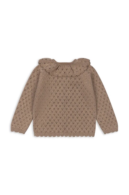 Дитячий кардиган Konges Sløjd HOLIDAY KNIT CARDIGAN KS101994 коричневий AW24