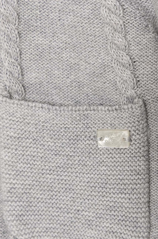 Detský kardigan s prímesou vlny Tartine et Chocolat sivá TZ40000.67.74