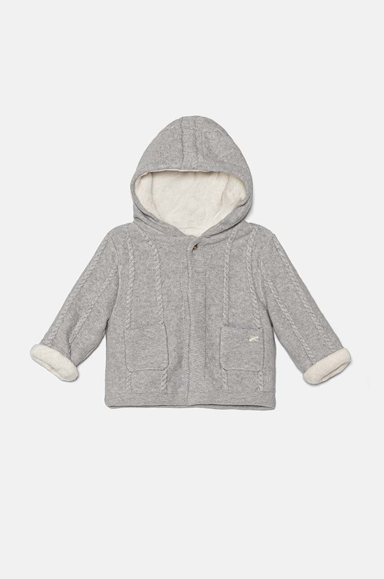 Tartine et Chocolat cardigan din amestec de lână pentru bebeluși TZ40000.80.86 gri AW24