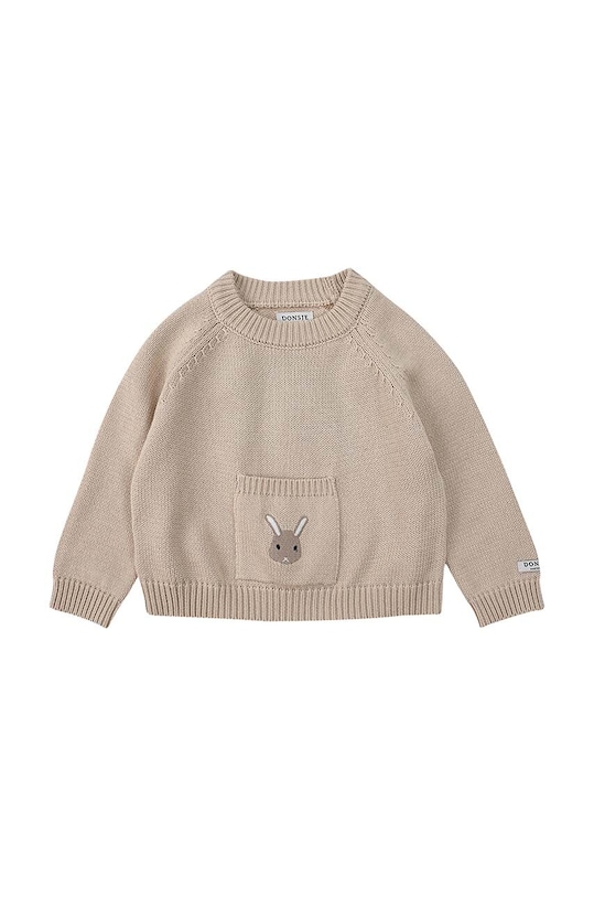 Donsje maglione in cotone noenati Loeke Sweater Bunny 3026001. beige AW24