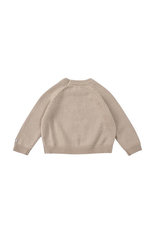 Мальчик Хлопковый свитер для младенцев Donsje Loeke Sweater Bunny 3026001. бежевый