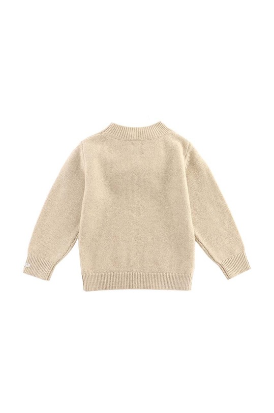 Мальчик Детский шерстяной свитер Donsje Denn Merino Wool Sweater Bear 4083501.56.92 бежевый