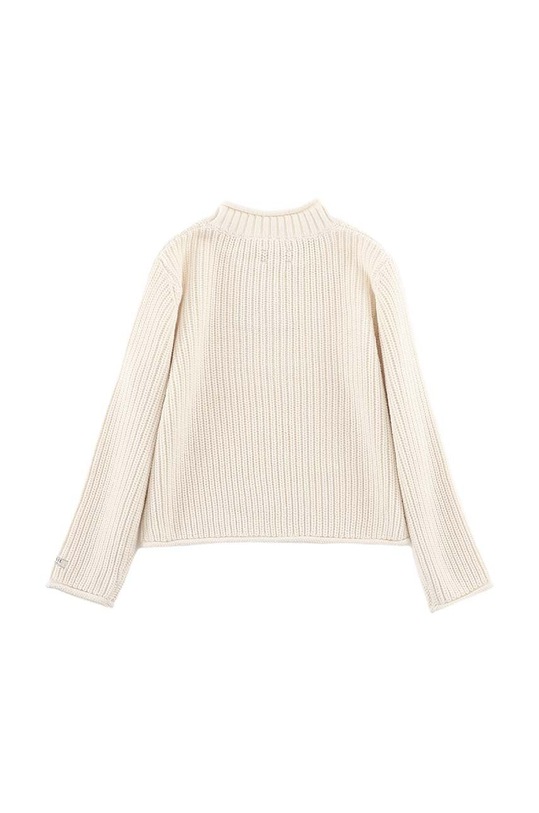 CHLAPEC Dětský bavlněný svetr Donsje Liella Sweater 4087300. bílá