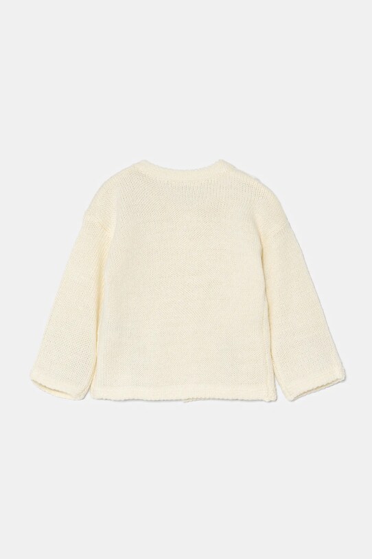 Дитячий кардиган з домішкою вовни United Colors of Benetton 1076A500X.W.Seasonal бежевий AW24