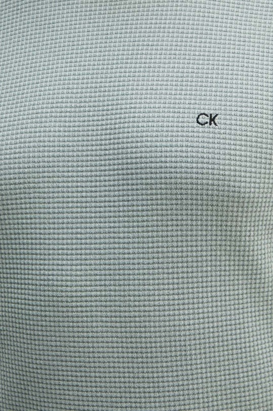 Calvin Klein sweter K10K113031 zielony