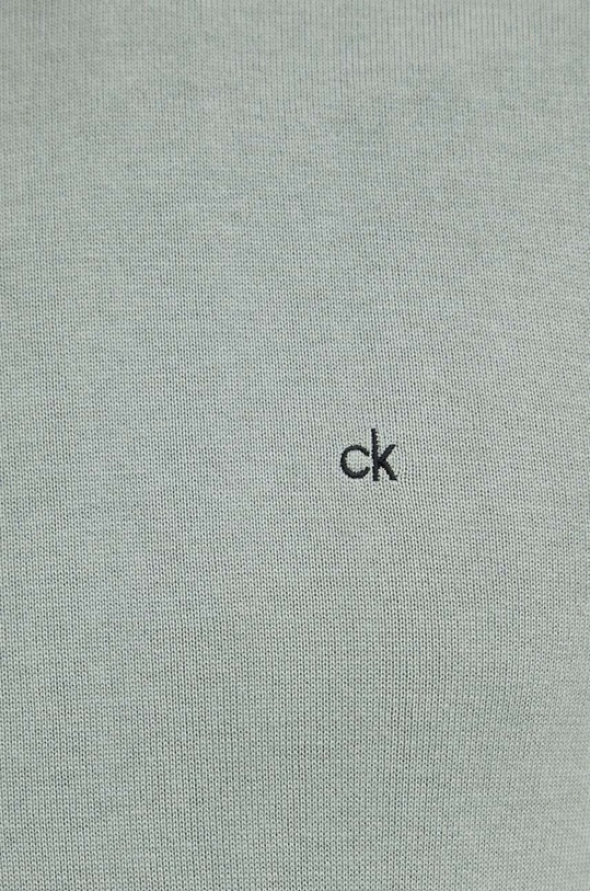Calvin Klein sweter z domieszką jedwabiu K10K113549 szary