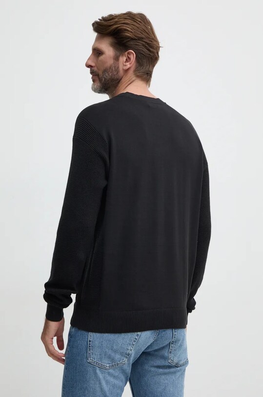 Одяг Бавовняний светр Calvin Klein Jeans J30J325671 чорний