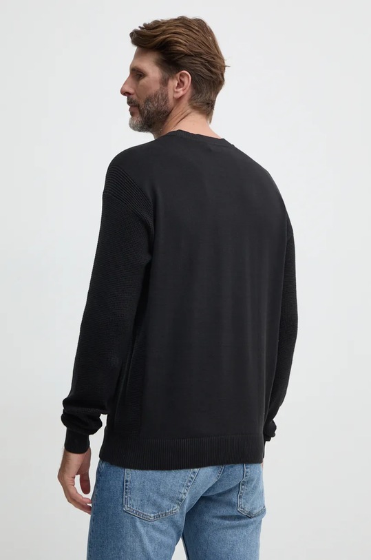 Oblečenie Bavlnený sveter Calvin Klein Jeans J30J325671 čierna
