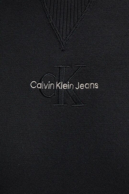 Бавовняний светр Calvin Klein Jeans J30J325671 чорний