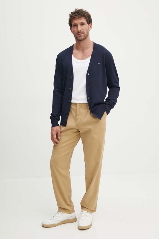 Tommy Hilfiger kardigan MW0MW31214 granatowy AW24