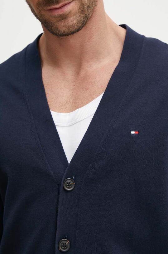 Tommy Hilfiger kardigan MW0MW31214 granatowy