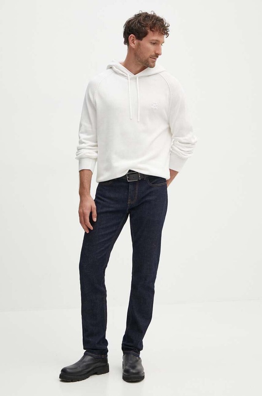 Bavlněný svetr Tommy Hilfiger MW0MW35515 bílá AW24