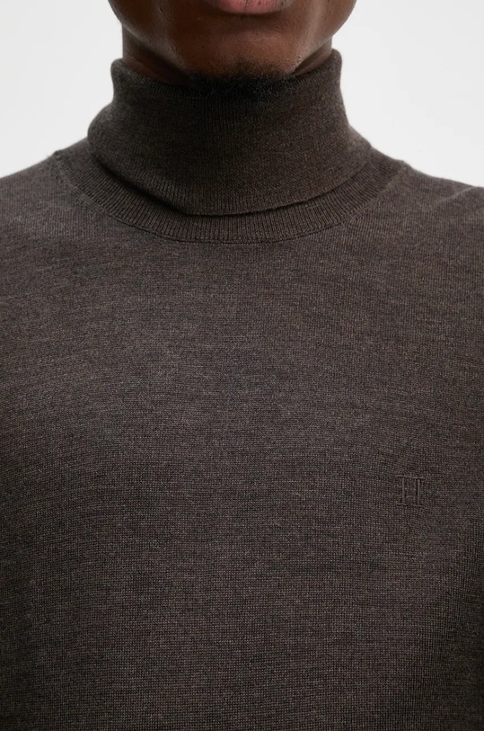 Vlněný svetr Les Deux LDM310114 hnědá