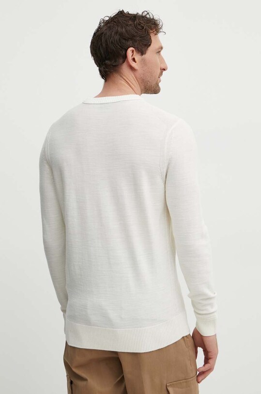 Odzież BOSS Orange sweter wełniany 50501762 beżowy