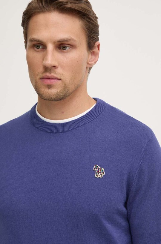 PS Paul Smith pulover de bumbac albastru M2R.200YZ.L21858