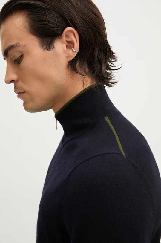 PS Paul Smith sweter wełniany granatowy M2R.203Y.N21861