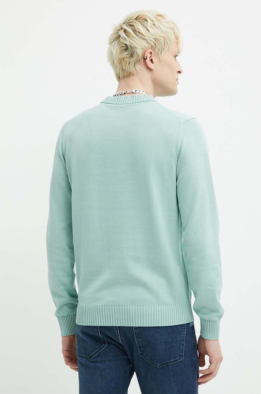 Ρούχα Βαμβακερό πουλόβερ Hugo Blue 50514698 πράσινο