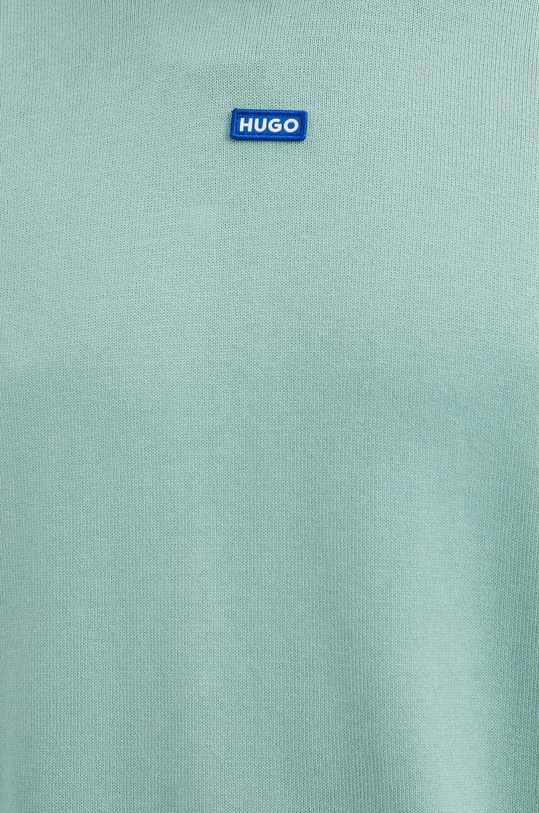 Βαμβακερό πουλόβερ Hugo Blue 50514698 πράσινο