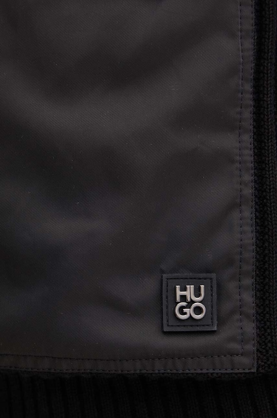 Хлопковый свитер HUGO чёрный 50516618