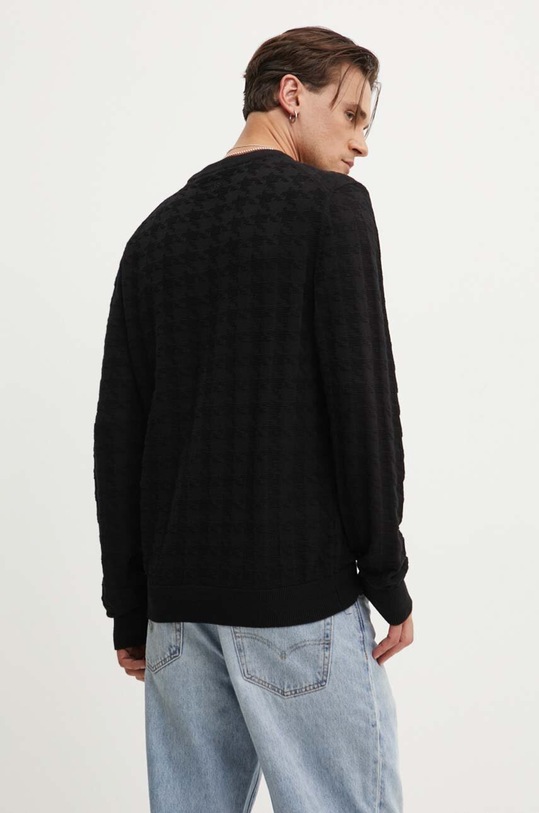 Odzież HUGO sweter bawełniany 50516620 czarny