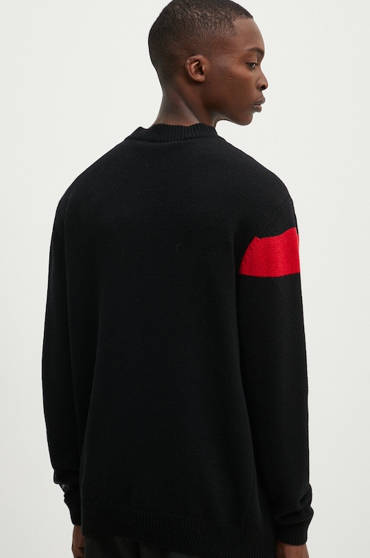 Одежда Шерстяной свитер MSGM 3740MM218.247593 чёрный