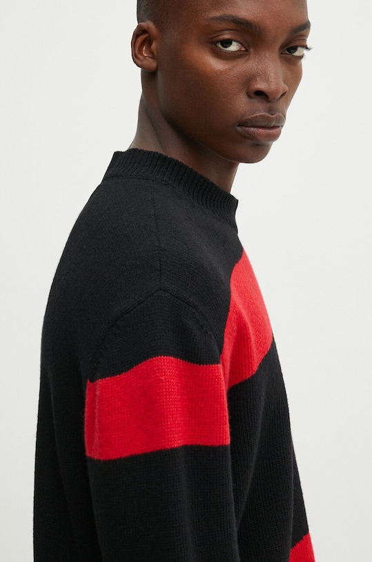 Шерстяной свитер MSGM 3740MM218.247593 чёрный