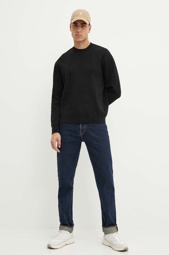 Armani Exchange pulover 6DZM6C.ZM5AZ negru AW24