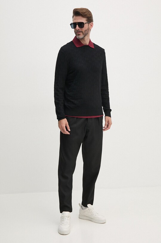 Sveter Armani Exchange 6DZM6K.ZM4DZ čierna AW24