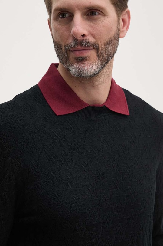 Armani Exchange sweter czarny 6DZM6K.ZM4DZ