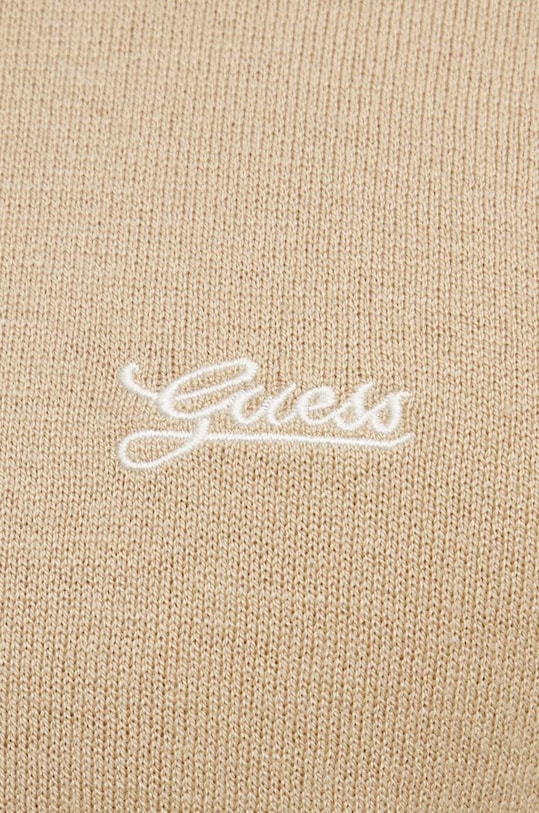 Pulover s dodatkom vune Guess DANIEL M4YR01.Z3052 bež