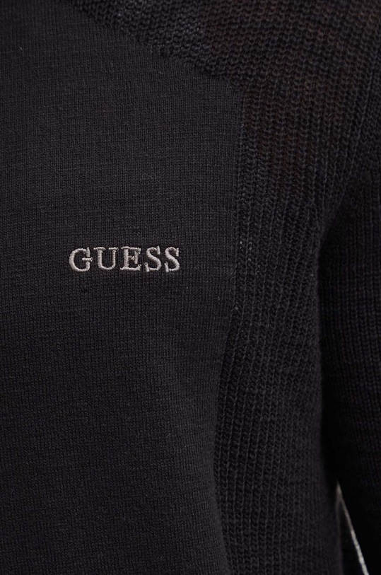 Βαμβακερό πουλόβερ Guess DENYS M4YR15.Z3FD1 μαύρο
