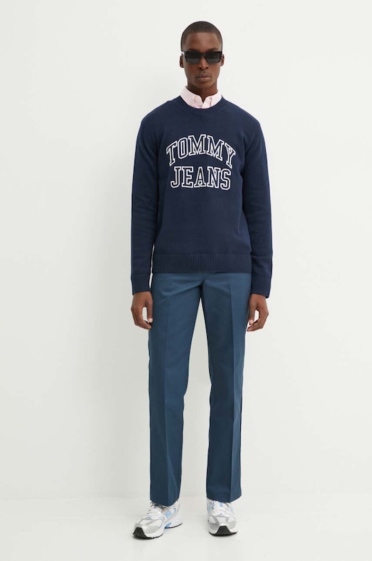 Светр Tommy Jeans DM0DM19178 темно-синій AW24